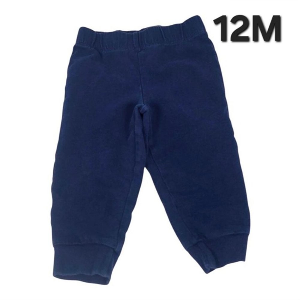 Navy Blue Baby Joggers 12M | Comfy Toddler Sweats